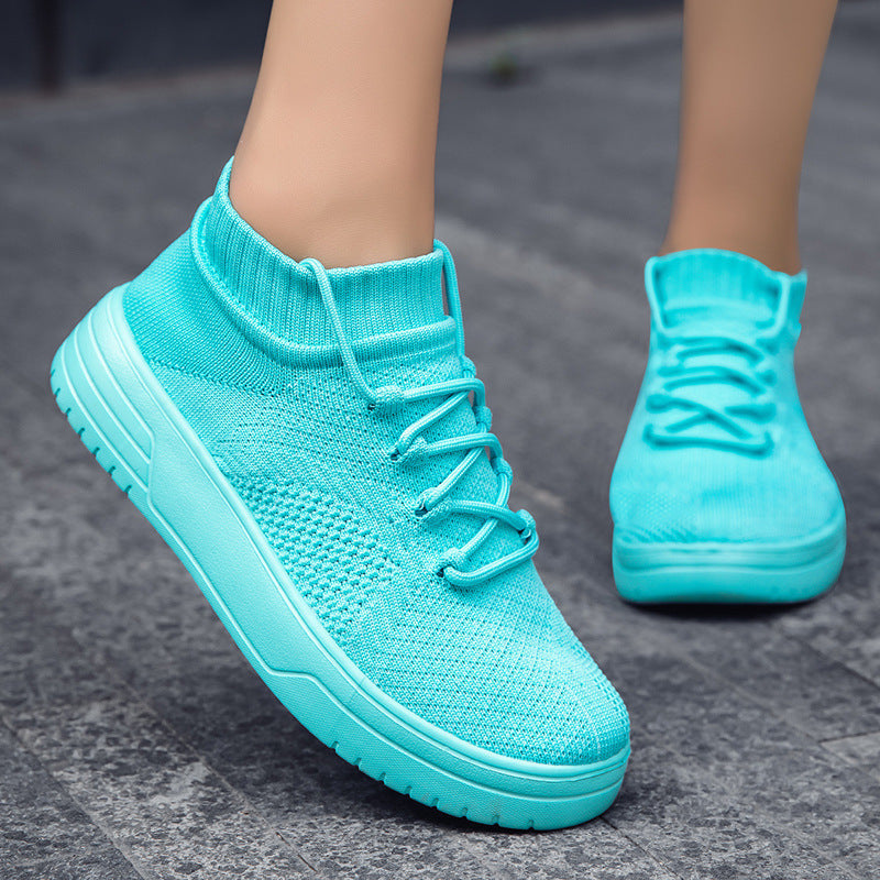 Dame Høye Sneakers Komfortabel Stil 3