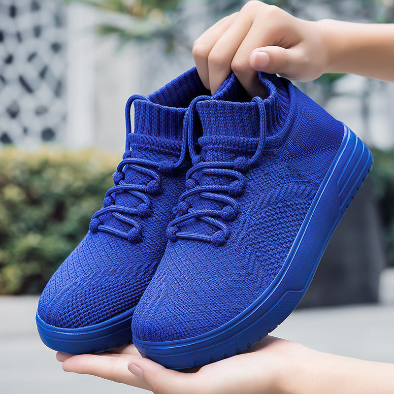 Dame Høye Sneakers Komfortabel Stil 4