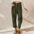 Dame Høytliv Corduroy Bukser Vintage Stil 5