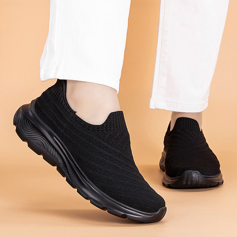 Dame Joggesko Slip-On Pustende Design for Fritid og Sport 2