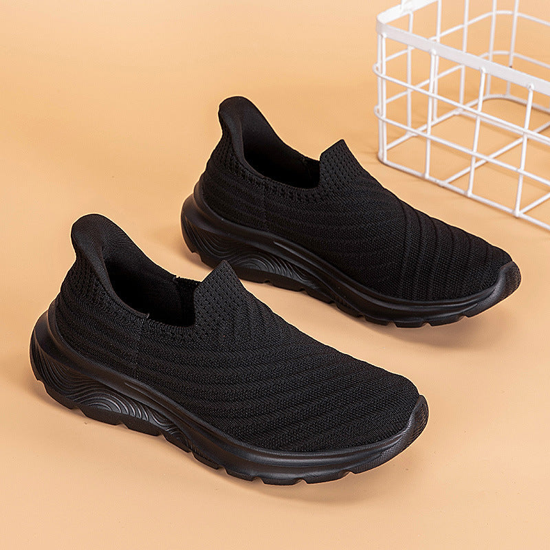Dame Joggesko Slip-On Pustende Design for Fritid og Sport 7