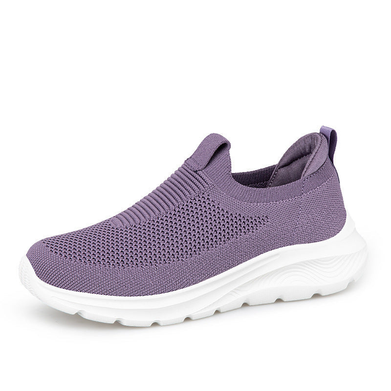 Dame Joggesko Slip-On med Elastisk Design for Komfort og Godt Grip 6