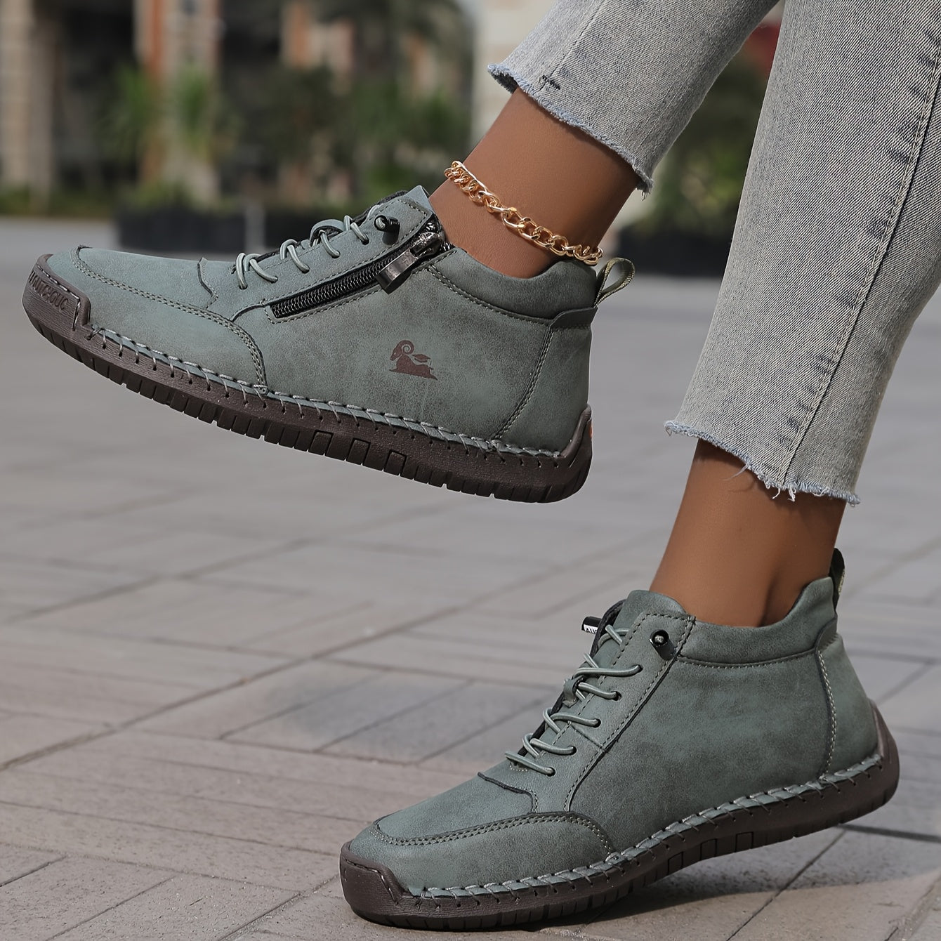 Dame Joggesko med Glidelås 7