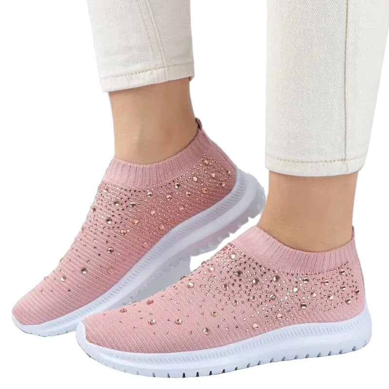 Dame Joggesko med Krystaller 1