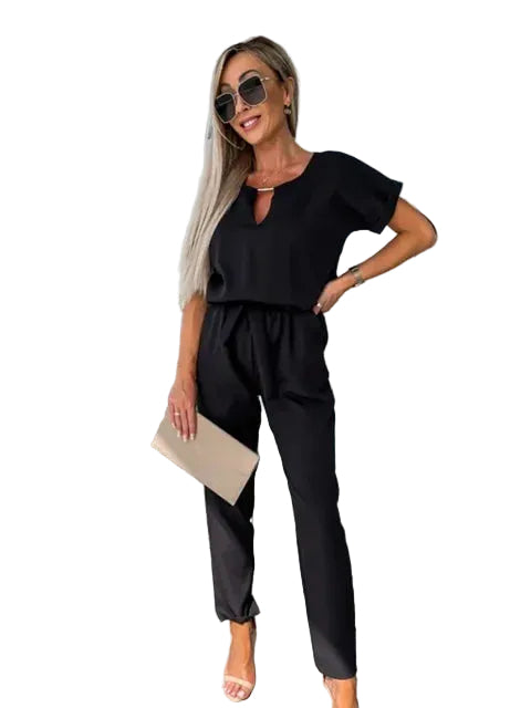 Dame Jumpsuit Bohemsk Stil 0
