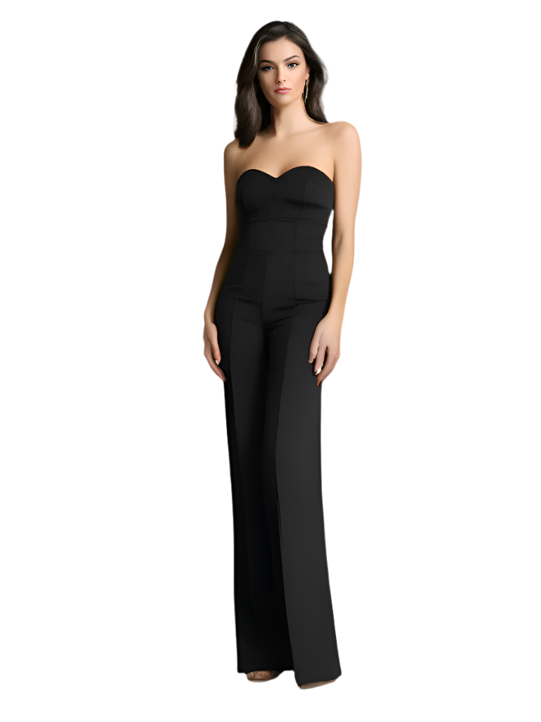 Dame Jumpsuit Høy Midje Moderne Design Lett Materiale 0