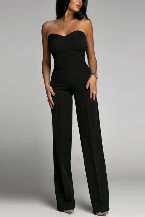 Dame Jumpsuit Høy Midje Moderne Design Lett Materiale 2