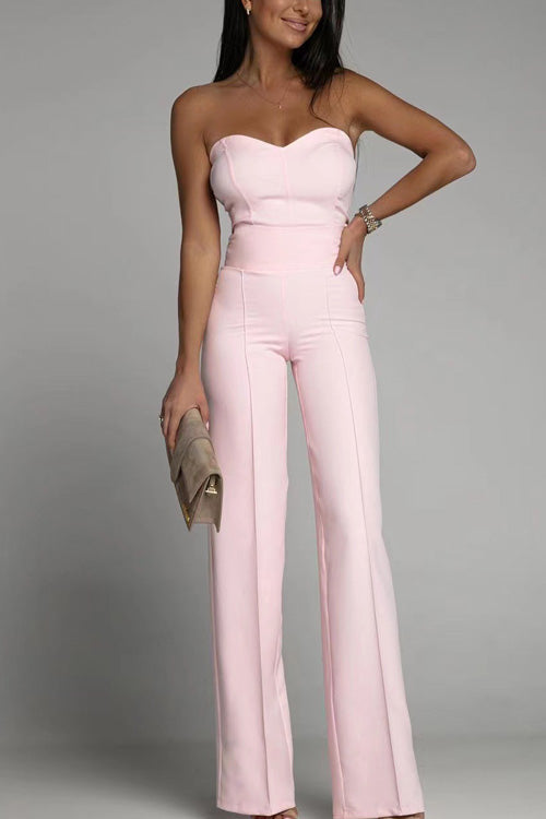 Dame Jumpsuit Høy Midje Moderne Design Lett Materiale 4