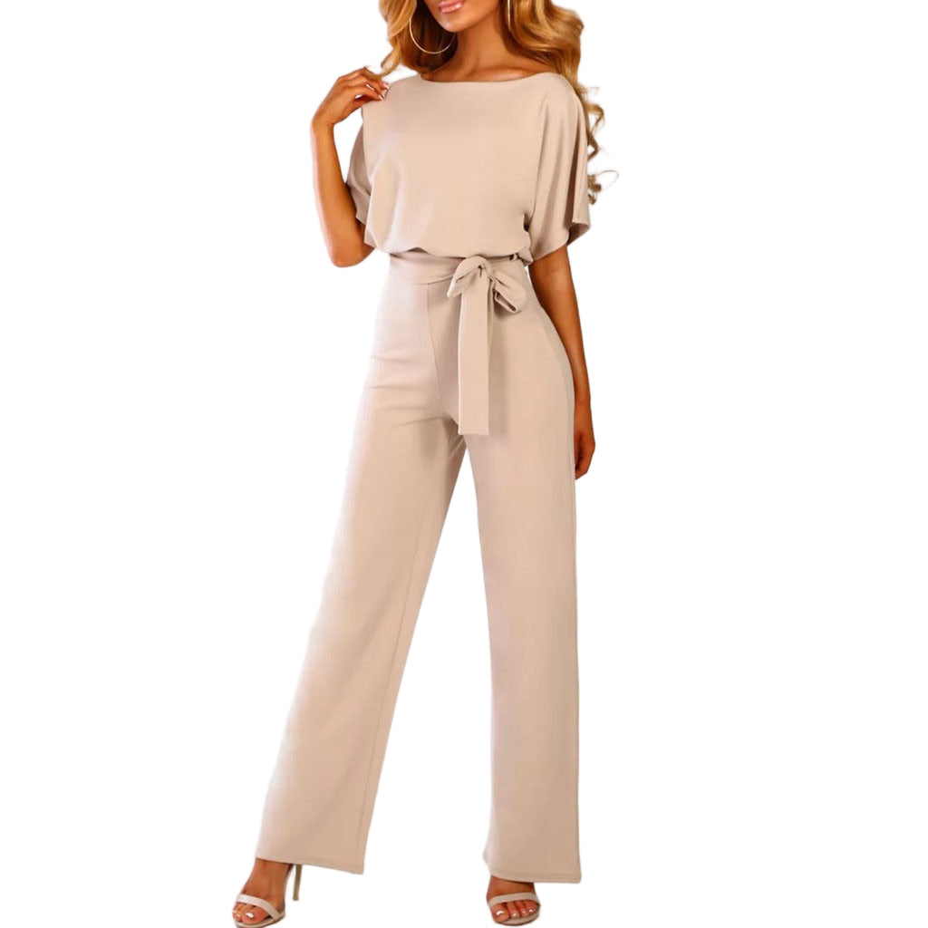 Dame Jumpsuit Komfortabel Passform Lett Pustende Stoff 0