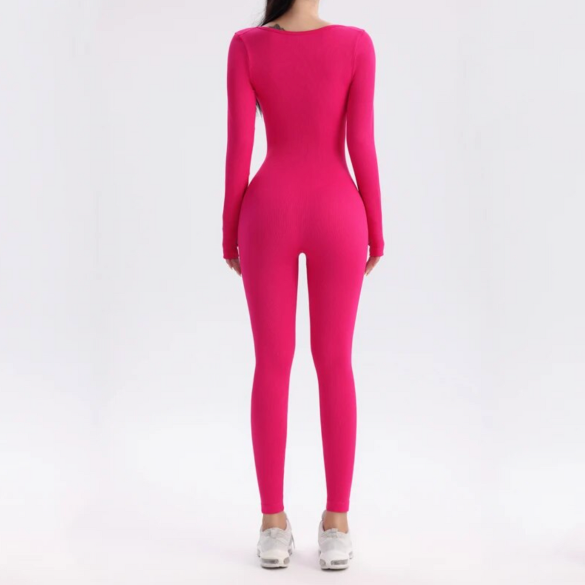 Dame Jumpsuit Langermet Sporty Design 5