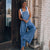 Dame Jumpsuit Stilig Denim Design Komfortabel Allsidig 1