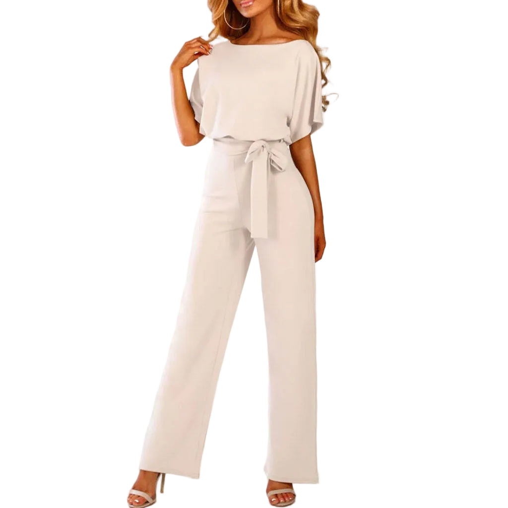 Dame Jumpsuit med Belte 0