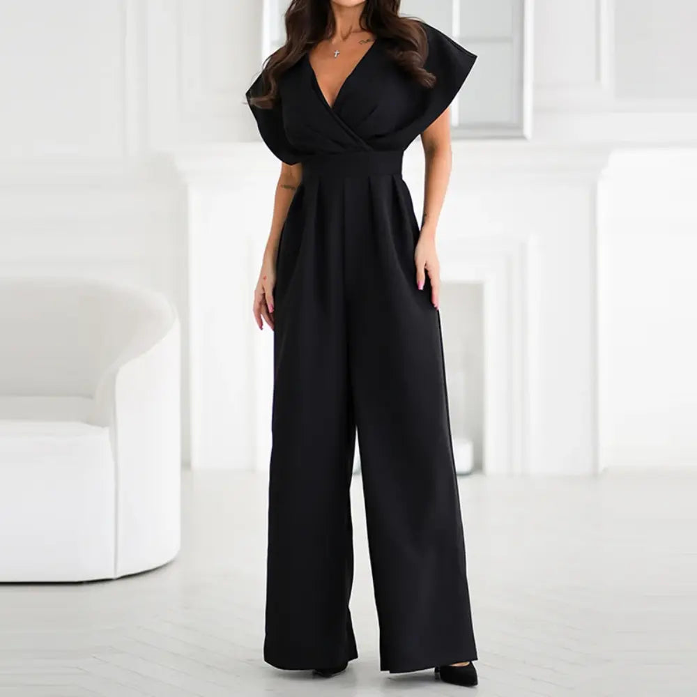 Dame Jumpsuit med Brede Ben 1