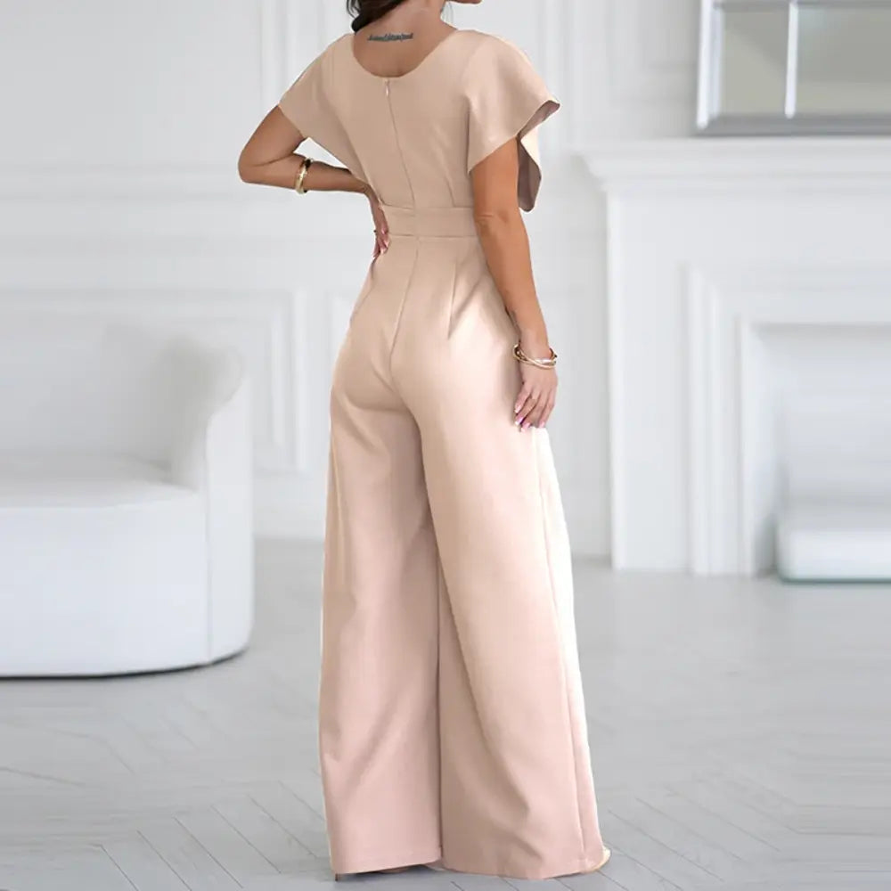 Dame Jumpsuit med Brede Ben 6