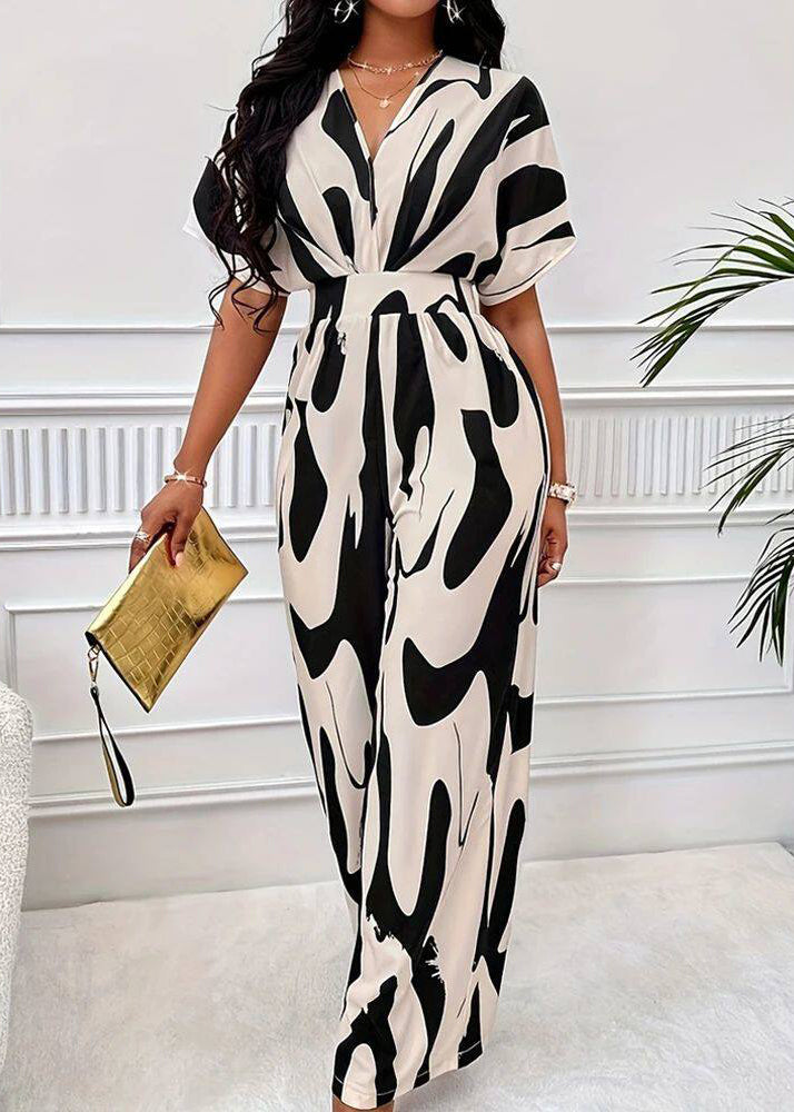 Dame Jumpsuit med Elastisk Midje Moderne Stil 3