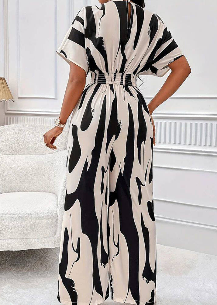 Dame Jumpsuit med Elastisk Midje Moderne Stil 4