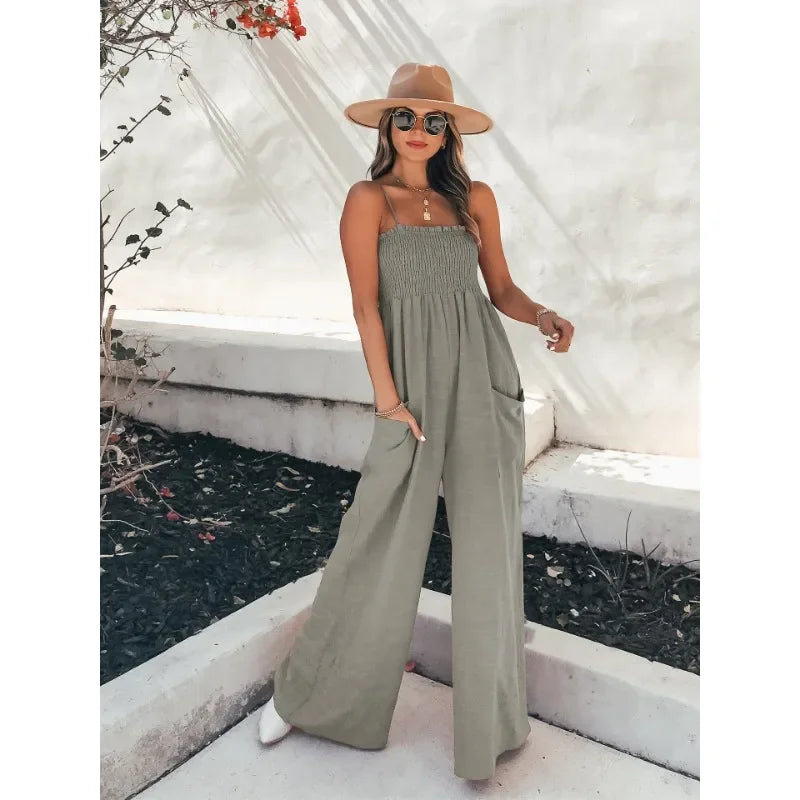 Dame Jumpsuit med Løs Passform 8