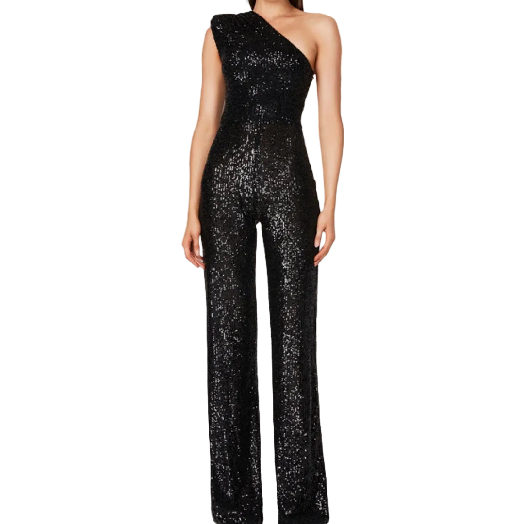 Dame Jumpsuit med Paljetter 0
