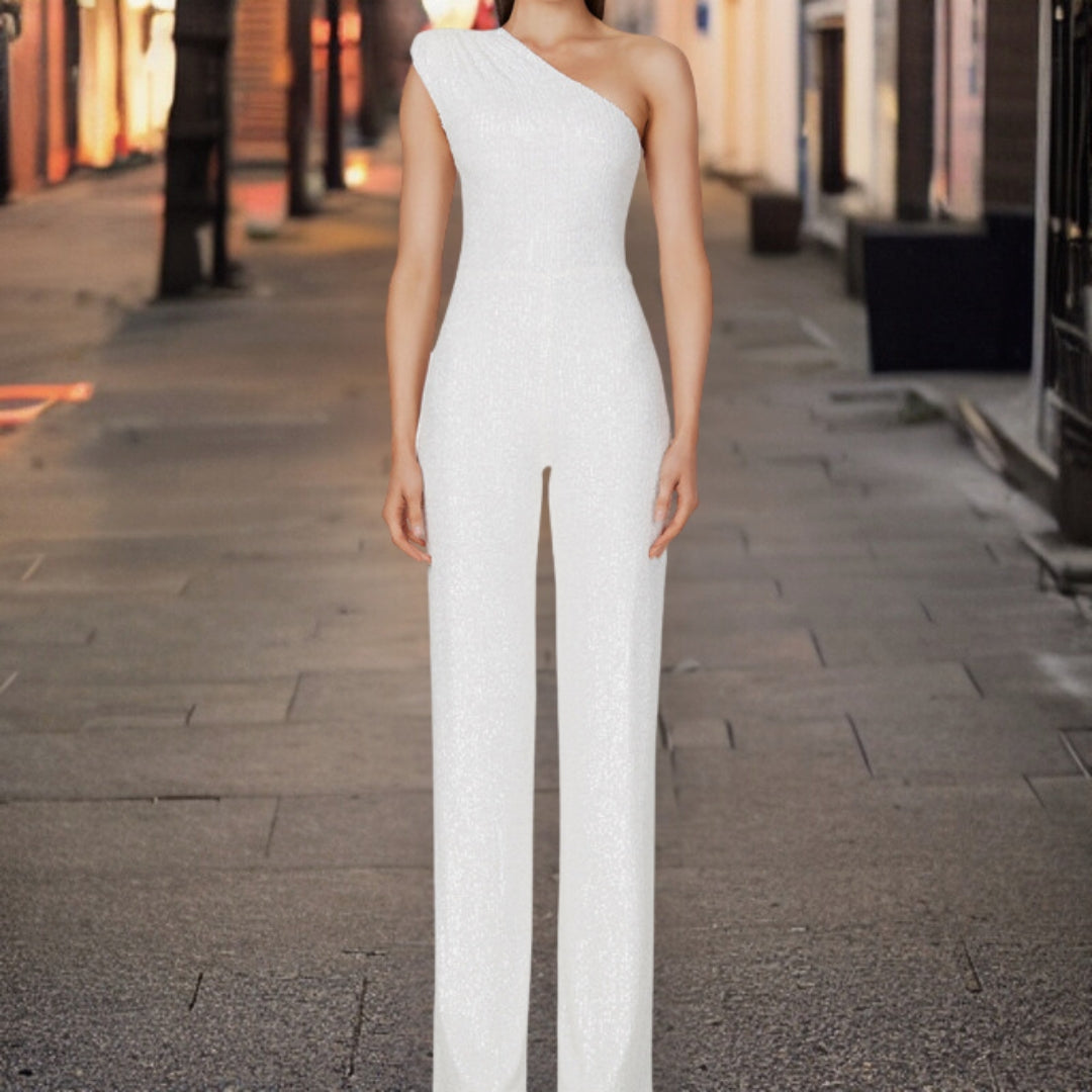 Dame Jumpsuit med Paljetter 3