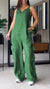 Dame Jumpsuit med V-hals i Denim 10