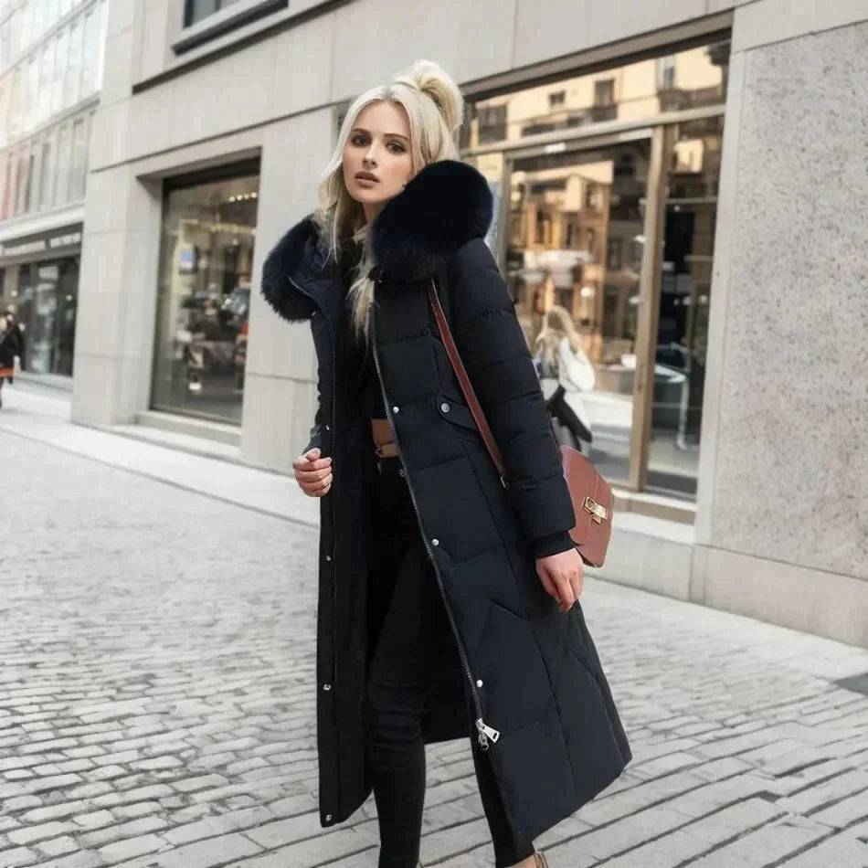 Dame Kåpe i Fuskepels Trendy Snitt 1