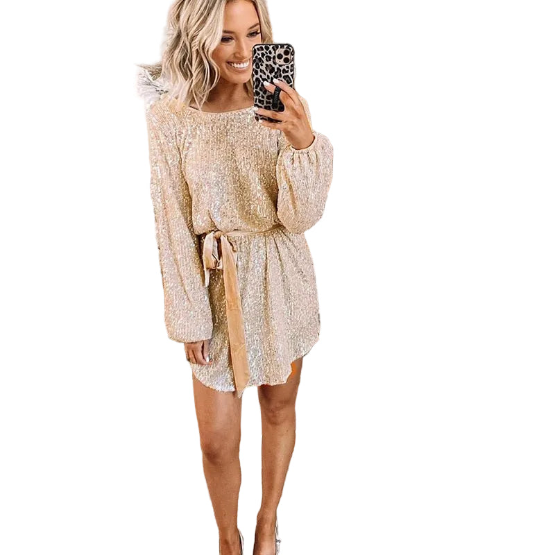 Dame Kjole Glitterdesign For Spesielle Anledninger 0