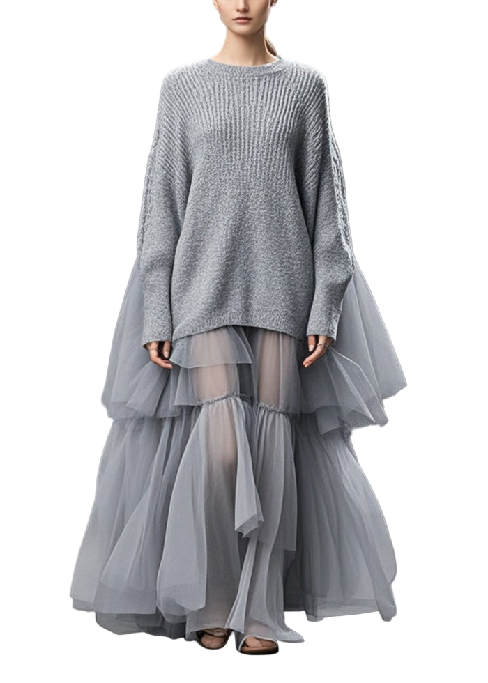Dame Kjole Oversized Patchwork Stil 0