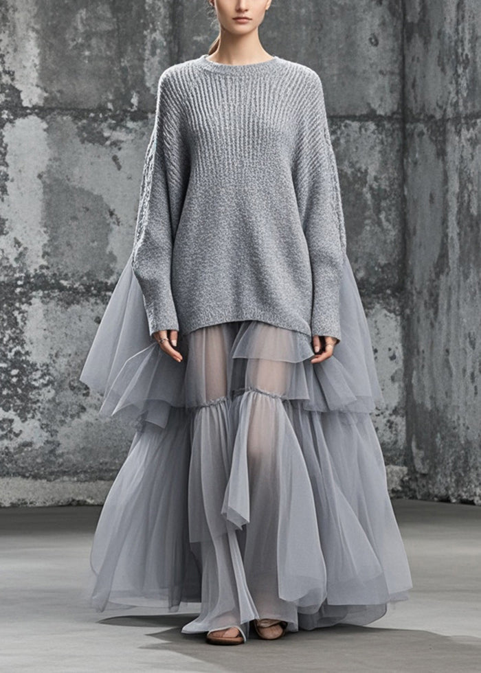 Dame Kjole Oversized Patchwork Stil 2