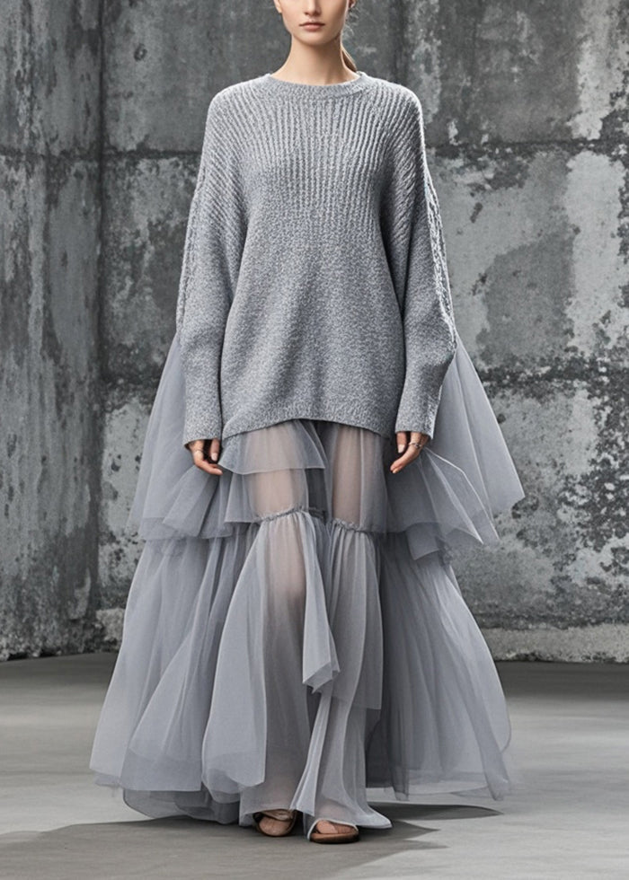 Dame Kjole Oversized Patchwork Stil 4