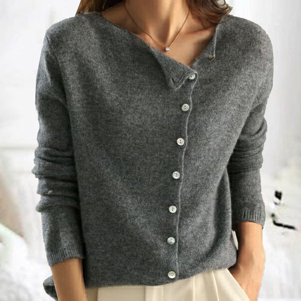 Dame Kjole Strikket Elegant Design Myk Stoff 0