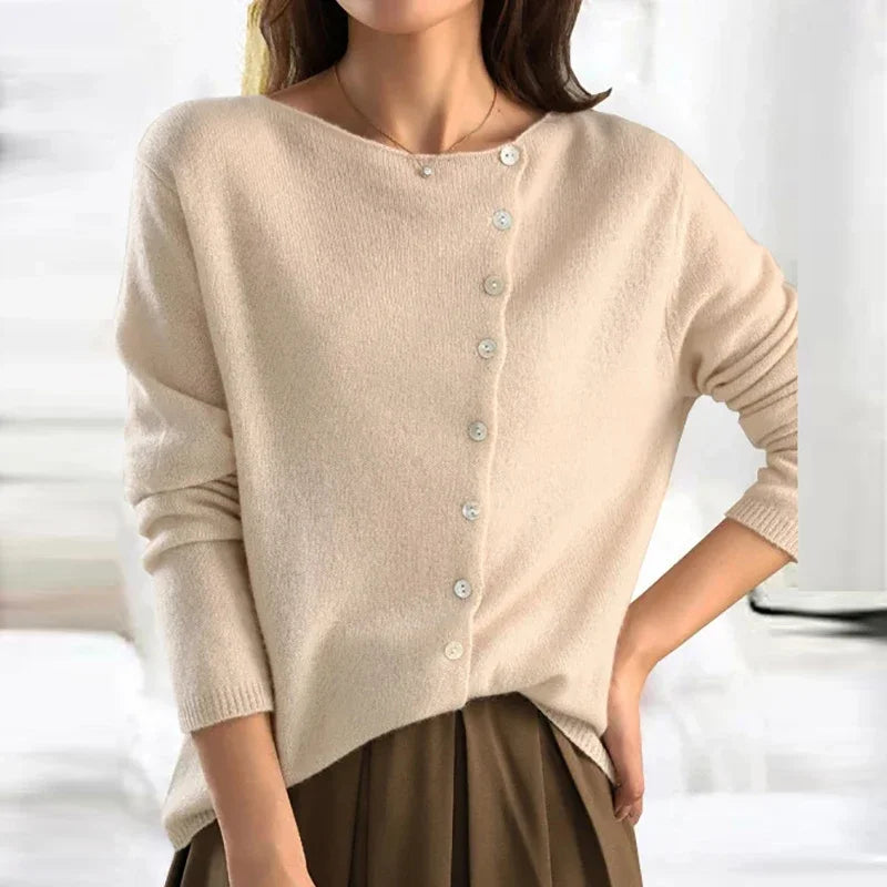 Dame Kjole Strikket Elegant Design Myk Stoff 4