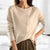 Dame Kjole Strikket Elegant Design Myk Stoff 4