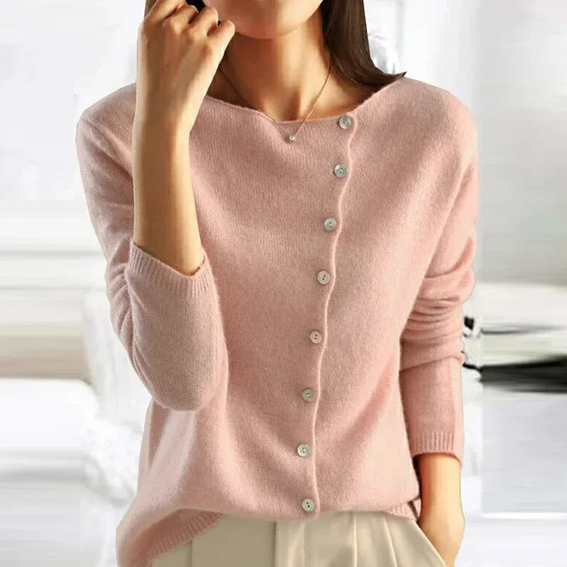 Dame Kjole Strikket Elegant Design Myk Stoff 5
