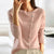 Dame Kjole Strikket Elegant Design Myk Stoff 5