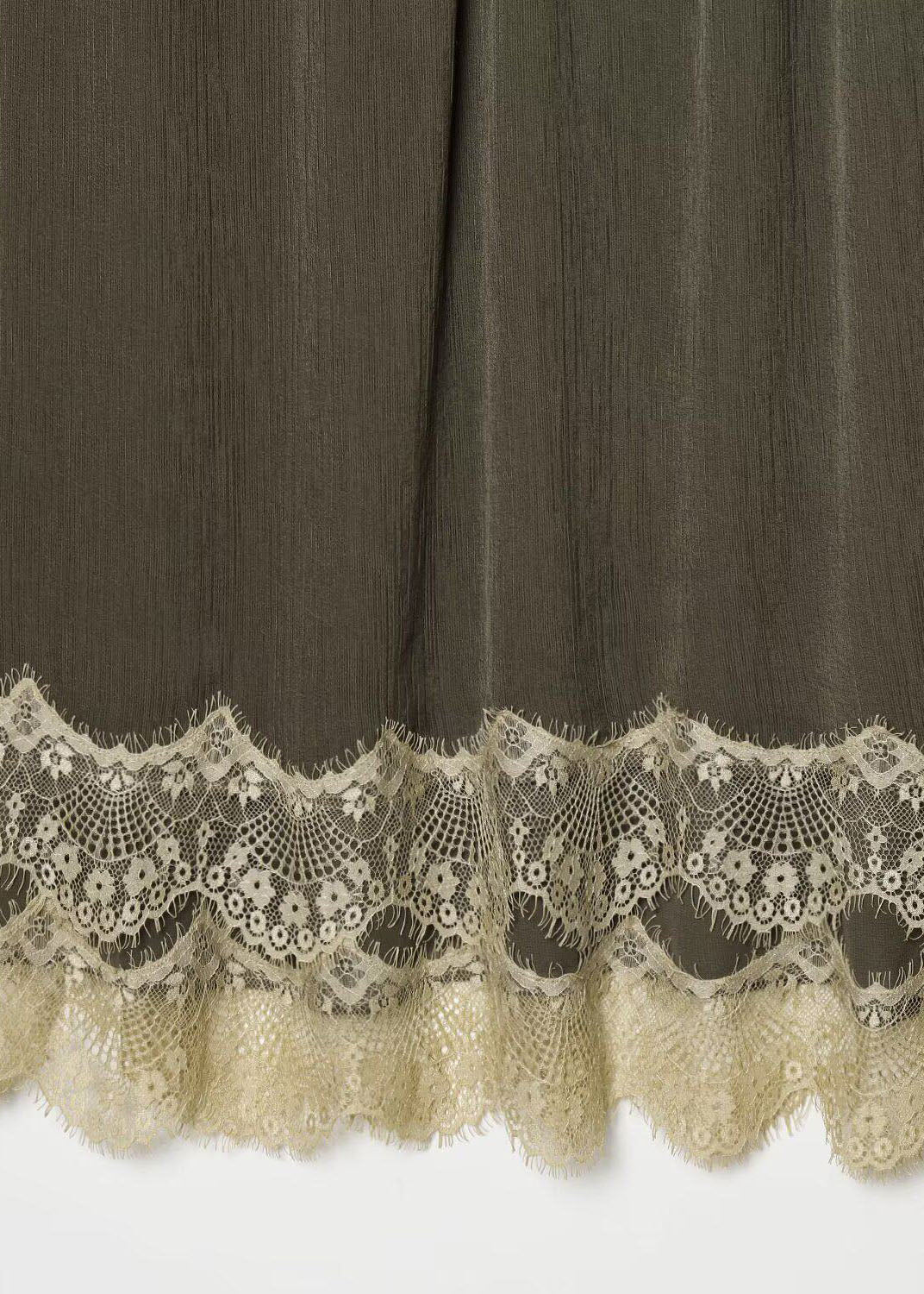 Dame Kjole V-hals Patchwork Spaghetti Stropp 4