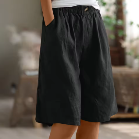 Dame Komfort Shorts Med Avslappet Snitt 11