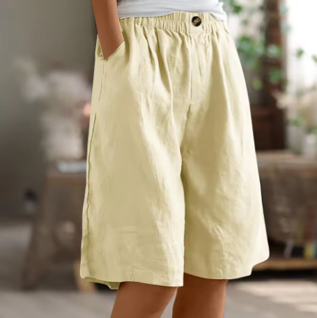 Dame Komfort Shorts Med Avslappet Snitt 2