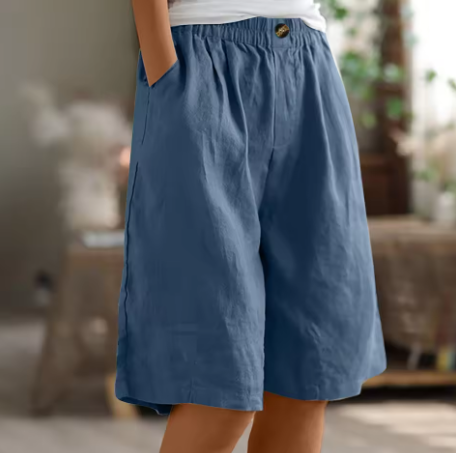 Dame Komfort Shorts Med Avslappet Snitt 3