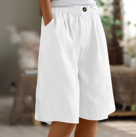 Dame Komfort Shorts Med Avslappet Snitt 9