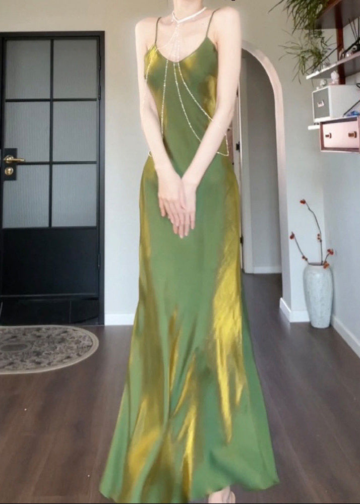 Dame Lang Sundress U-hals 1