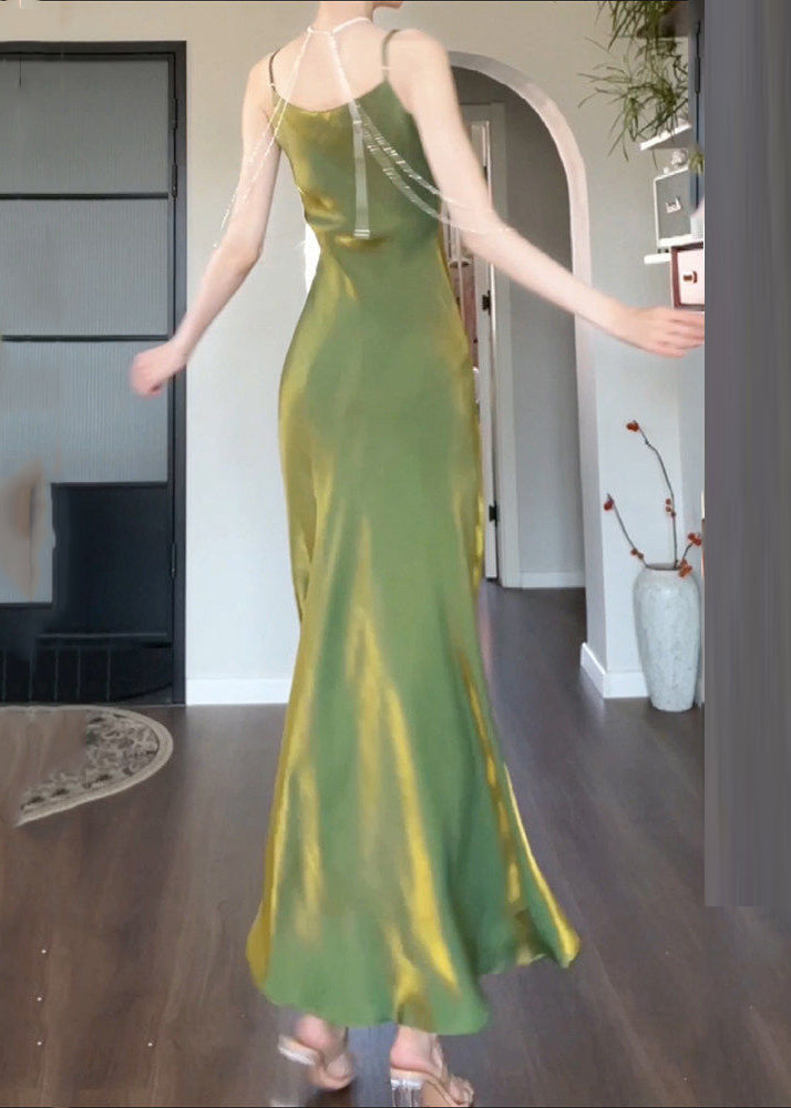 Dame Lang Sundress U-hals 4