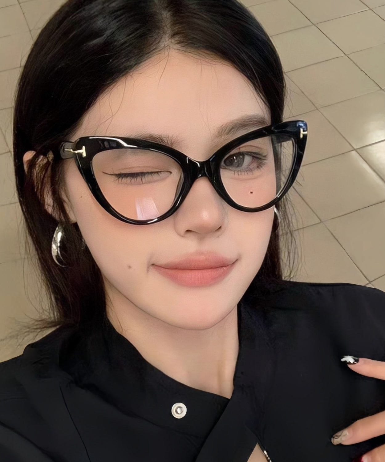 Dame Lesebriller Cat Eye Stil 1