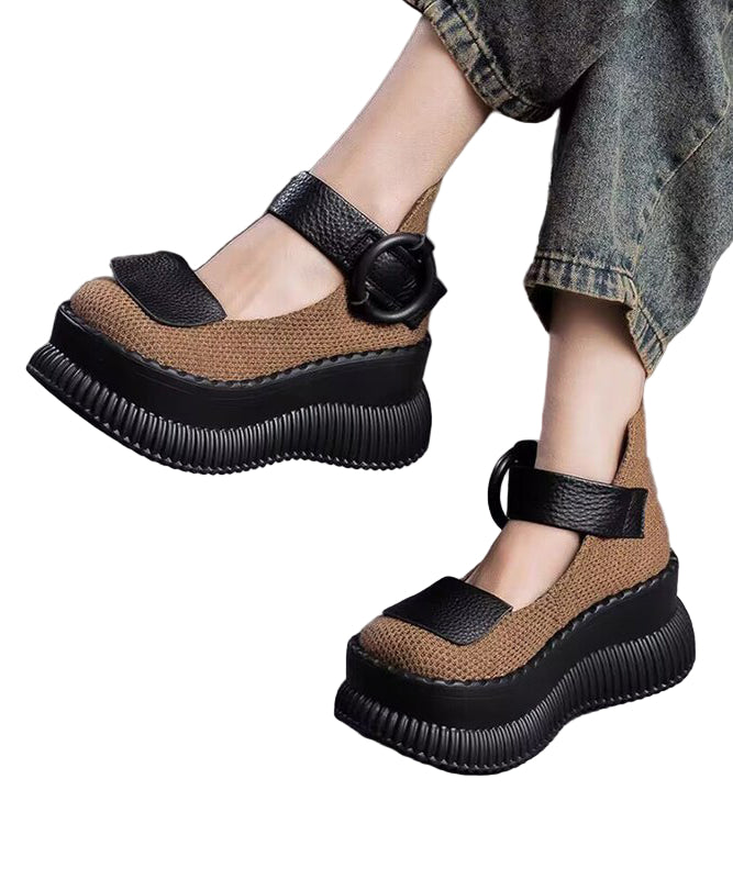 Dame Loafer Sko med Plattform 0