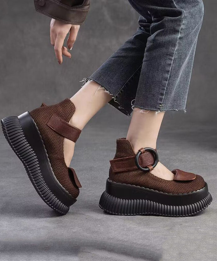 Dame Loafer Sko med Plattform 3