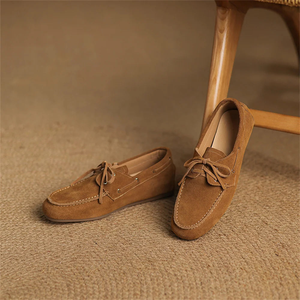 Dame Loafers Flats Komfortable 8