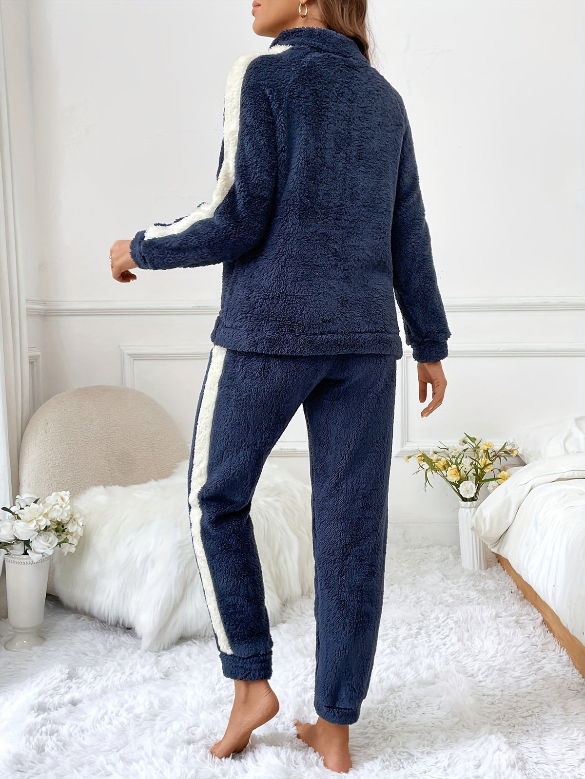 Dame Lounge Pyjamassett med Trendy Design 6