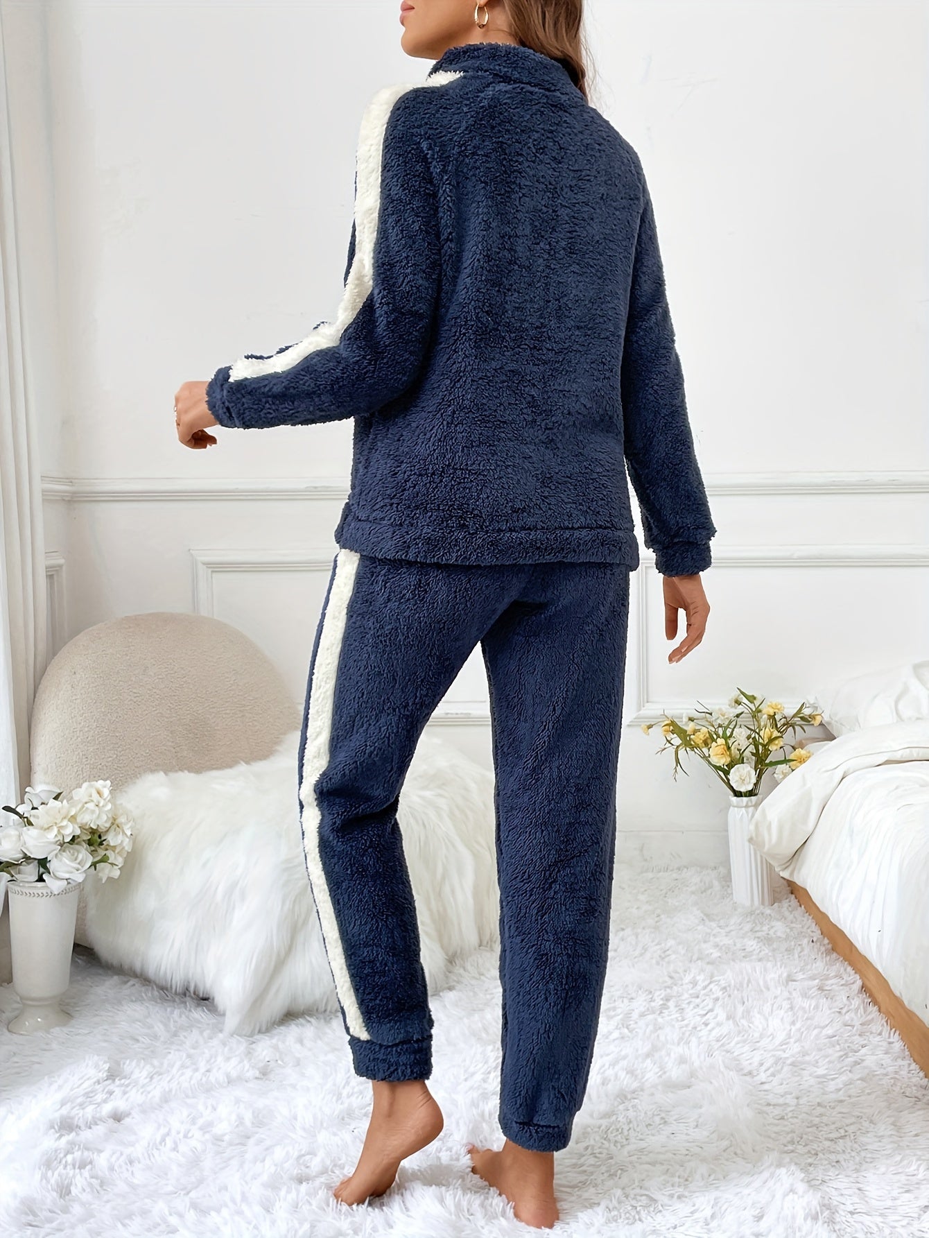 Dame Lounge Pyjamassett med Trendy Design 6