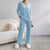 Dame Lounge Set Ribbet Strikket Uformell Komfortabelt Materiale 2