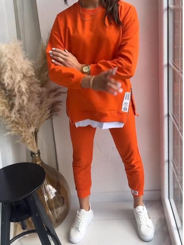 Dame Loungewear To-delt Sett Komfortabelt Design 4