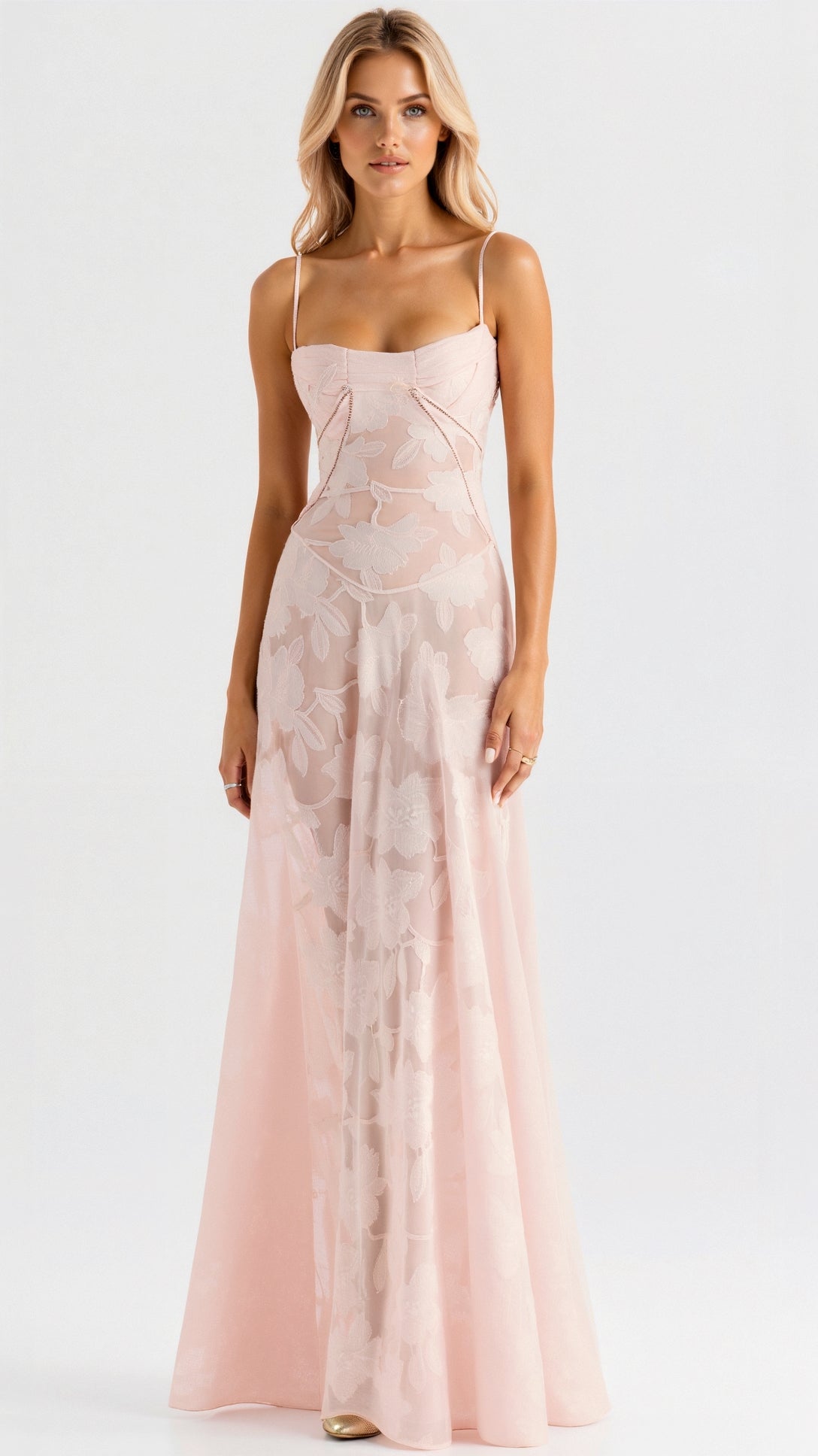 Dame Maxikjole Bustier Stil for Bryllup 1